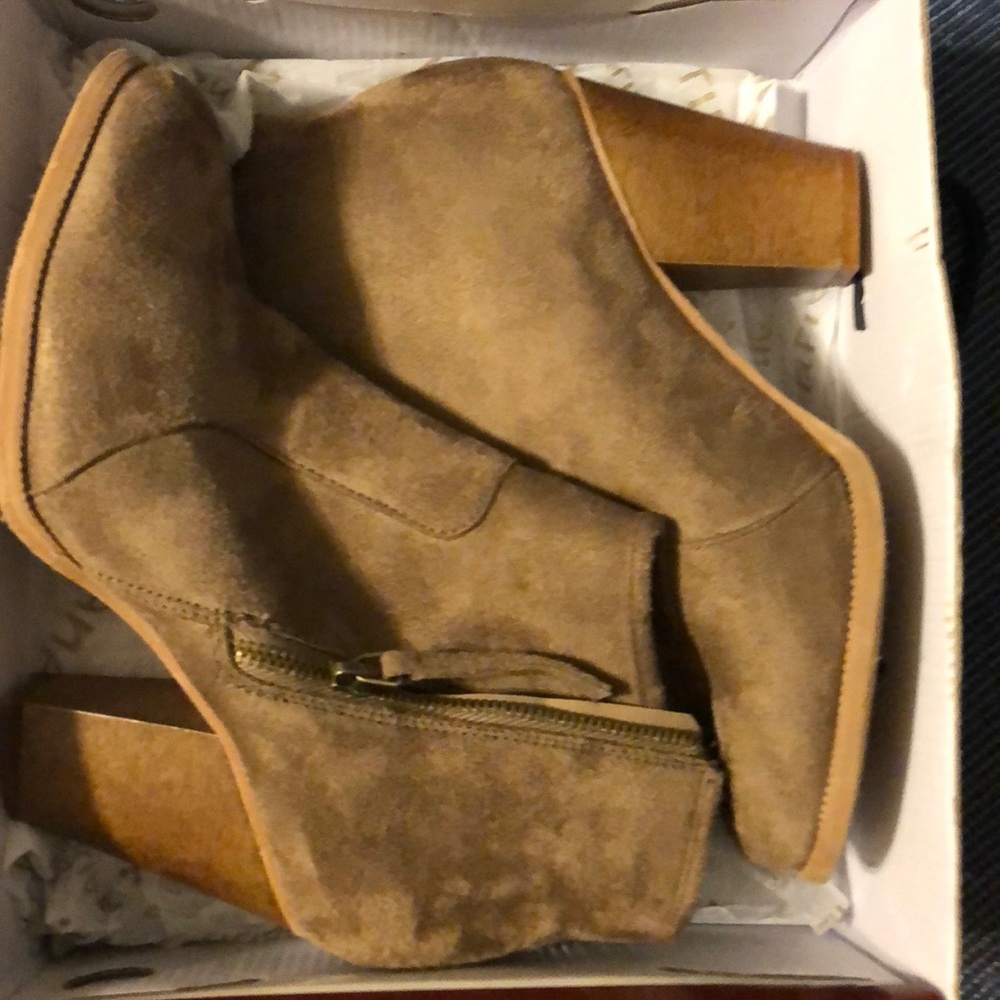 Brown booties